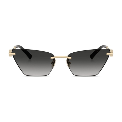 Tiffany T Rimless Butterfly Sunglasses — Pale Gold