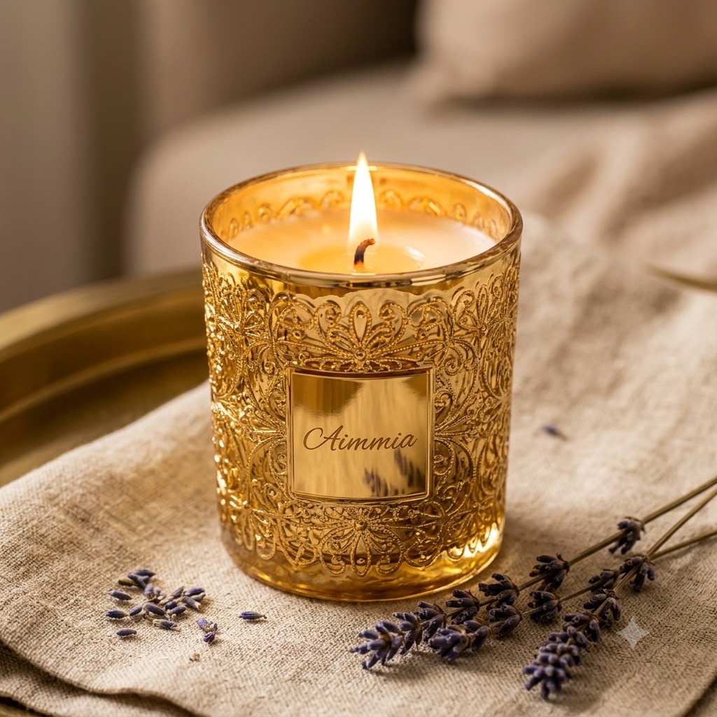 Vanilla Caramel Scented Candle